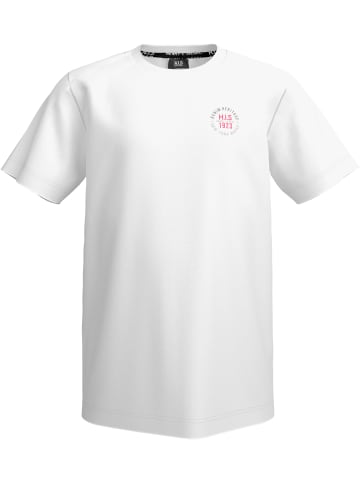 H.I.S. T-Shirt in schwarz/weiß