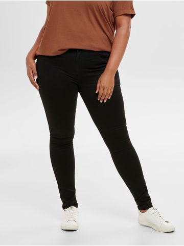 ONLY Carmakoma Curvy Skinny Jeans Plus Size Übergröße Stretch Denim CARAUGUSTA in Schwarz