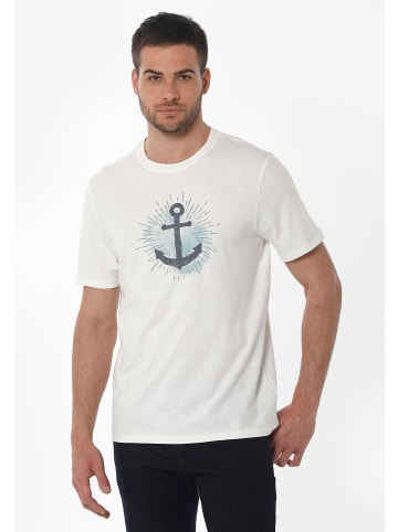 Organication T-Shirt "MOR13611" in Cremeweiß