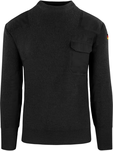 Normani Outdoor Sports Herren BW-Pullover mit Schurwolle Barntrup in Schwarz