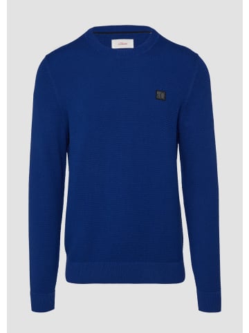 s.Oliver Strickpullover in 5612_ozeanblau