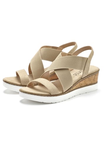 LASCANA Sandalette in beige