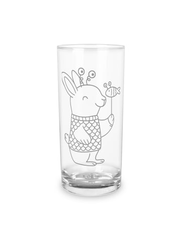 Mr. & Mrs. Panda Wasserglas Fische Astrologie ohne Spruch in Transparent