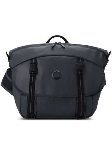 Delsey Raspail Umhängetasche 46 cm Laptopfach in schwarz