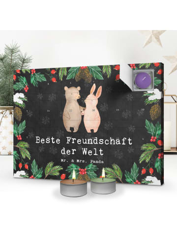 Mr. & Mrs. Panda adventskalender mit kerzen Hase Beste Freundsch... in Kreidetafel