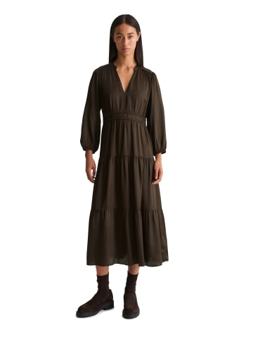 Marc O'Polo Stufenkleid relaxed in Burnt Coffee