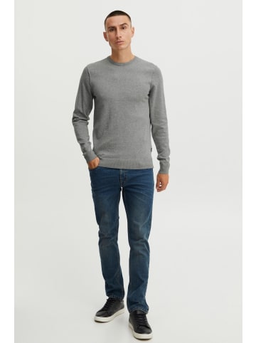 BLEND Strickpullover Pullover 20714626  Klassischer Strickpullover in mittelgrau