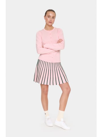 SAINT TROPEZ Strickjacke A8661, Classic fit in Pink-a-boo