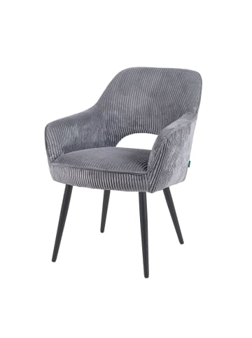 DUBI Möbel 2er-Set: Esszimmerstuhl Mika-Runa in Grau - (B)60 x (H)87 x  (T)65 cm