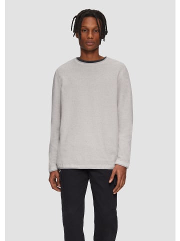 QS Strickpullover langarm in Grau