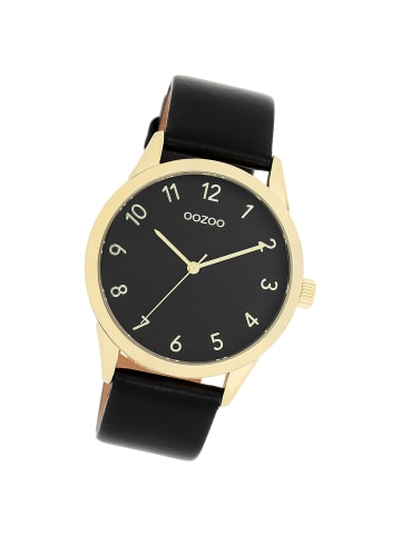 Oozoo Analog-Armbanduhr Oozoo Timepieces schwarz groß (ca. 40mm)