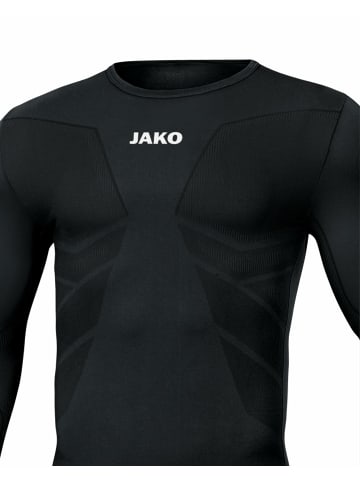 Jako Langarm Shirt für Herren in schwarz