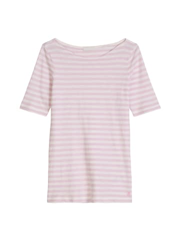 Marc O'Polo Gestreiftes T-Shirt slim in Light Purple