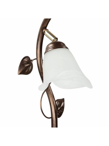 Licht-Erlebnisse Tischlampe (B)16 x (L)40 x (H)40 cm in Shabby Braun Antik WeißShabby Braun Antik Weiß