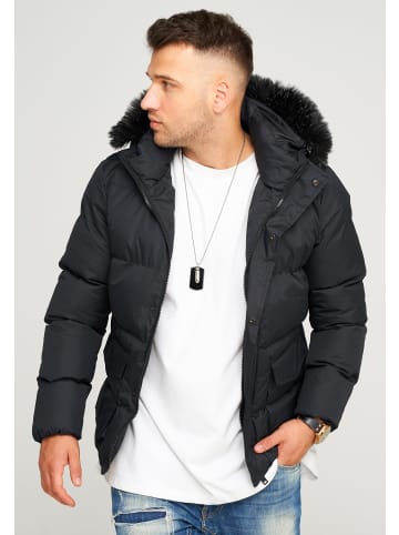 behype Winterjacke BHADLYR in schwarz