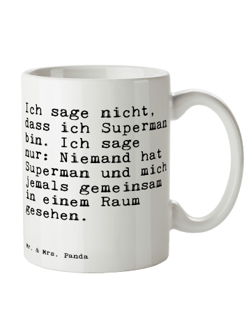 Mr. & Mrs. Panda Becher Ich sage nicht, dass... mit Spruch in Weiß