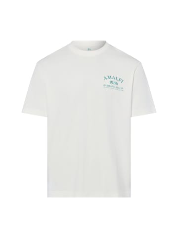 Nils Sundström T-Shirt in blau weiß - 0004