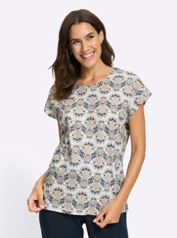 WITT WEIDEN Print-Shirt in ecru-mauve-bedruckt