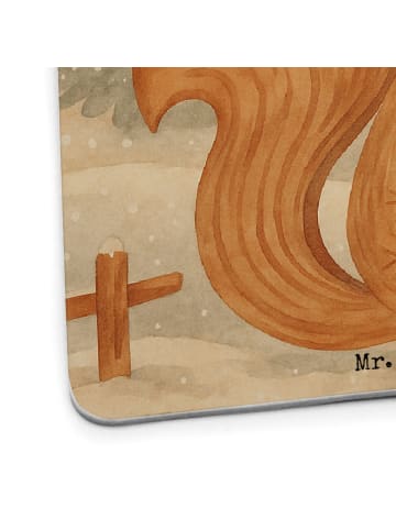 Mr. & Mrs. Panda Bierfilzl Eichhörnchen Weihnachten Design ohne ... in Weiß