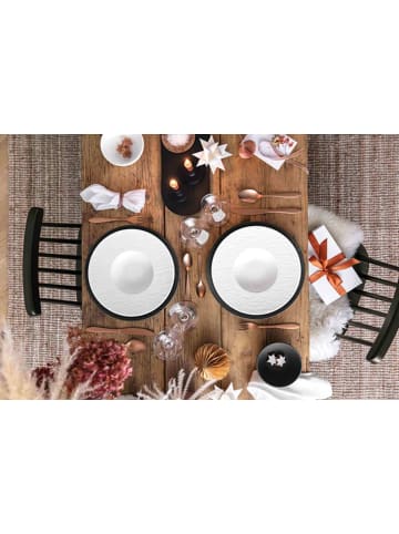 Villeroy & Boch 6er Set Universalteller Manufacture Rock in ø 25.0 cm in weiß