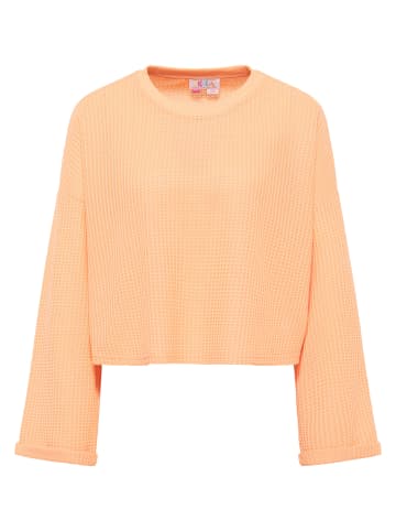 IZIA Damen Sweatshirt in Orange
