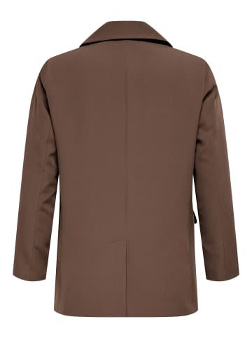 ONLY Carmakoma Blazer in Chocolate Martini