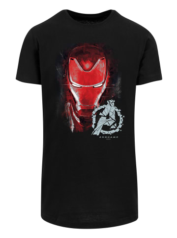 F4NT4STIC Long Cut T-Shirt Marvel Endgame Iron Man Brushed in schwarz