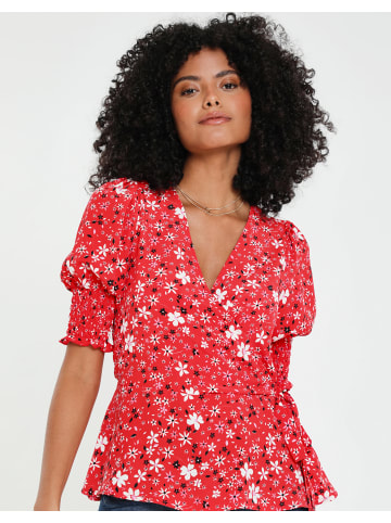 Threadbare Wickelshirt in Red