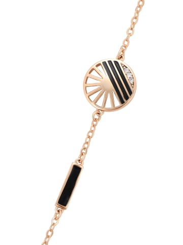 NAEMI Women Bracelet in Rose Gold Black