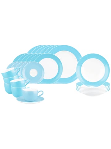 Seltmann Weiden 30er Set Kombiservice Liberty Pure Colors in Lagoon Blue