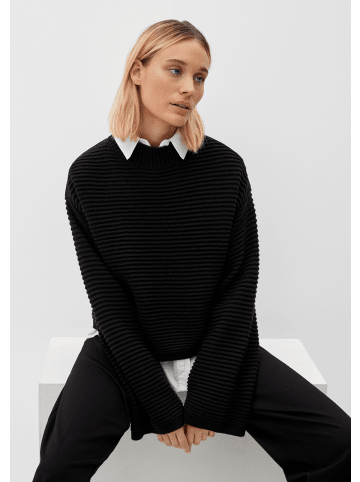 s.Oliver Pullover langarm in Schwarz