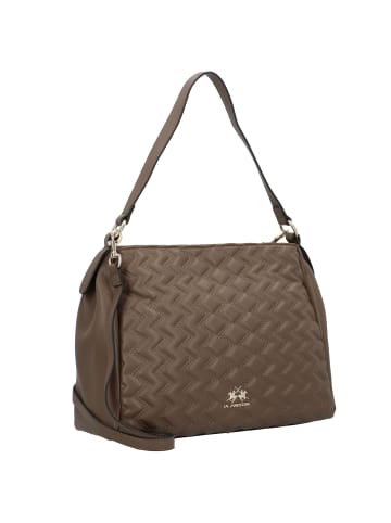 La Martina Angelina Schultertasche 33 cm in taupe