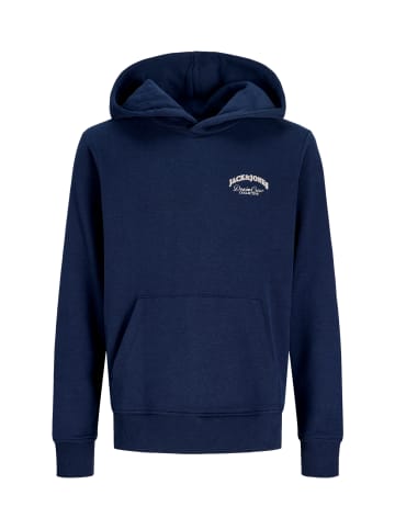 JACK & JONES Junior Hoodie 'B randes' in blau