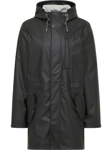 MO Herren Regenmantel in Schwarz