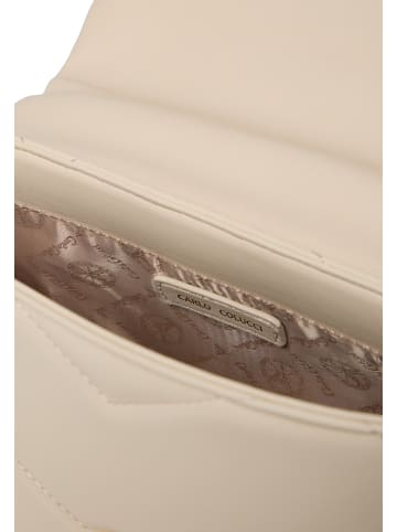 Carlo Colucci Umhängetasche Detomas in Creme