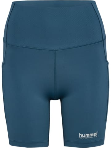 Hummel Leggings "Hiit Intensity Hw Short Tights" in Blau