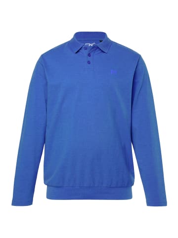 Men Plus Poloshirt in kobaltblau