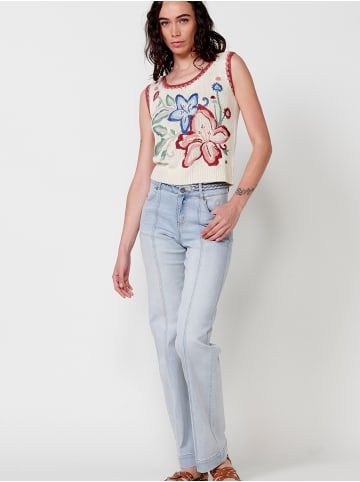 KOROSHI SpaghettitrÃ¤ger-top. in weiß