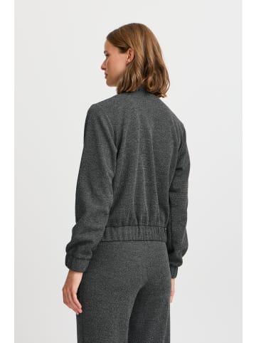 b. young Trackjacket-sweat BYROWAN Regular fit in Black Melange