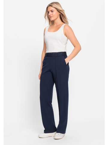 Olsen Hose Mona Straight in marine