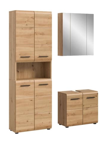 ebuy24 Badmöbelset Ice Eiche 135 x 30 cm