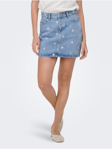ONLY Jeansrock in Light Blue Denim