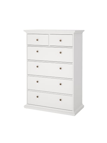 ebuy24 Kommode Venedig Weiß 96 x 48 cm