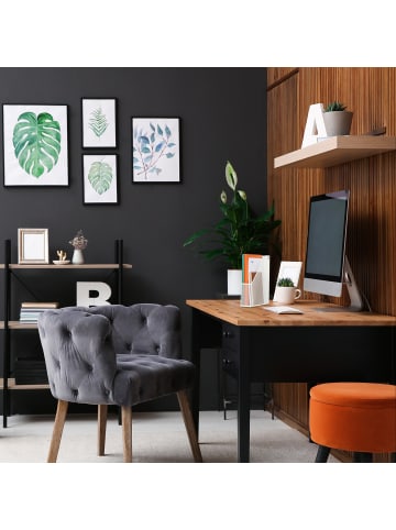 relaxdays Stehsammler in Weiß - (B)7 x (H)31,5 x (T)25 cm