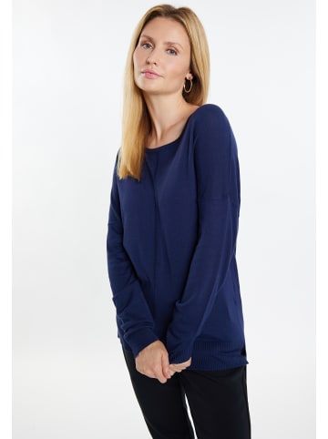 usha BLACK LABEL Damen Strick Pullover in Marine