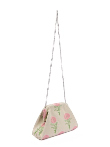 myMo at night Women Clutch in Beige Multicolor
