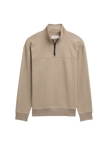 TOM TAILOR Denim Sweatshirt in roasted nut brown