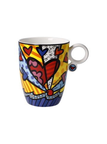 Goebel Künstlertasse " Romero Britto A New Day " in Bunt