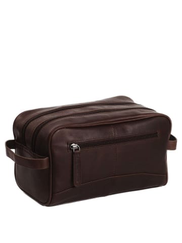 The Chesterfield Brand Stacey - Kulturbeutel Leder 24 cm (black) in braun