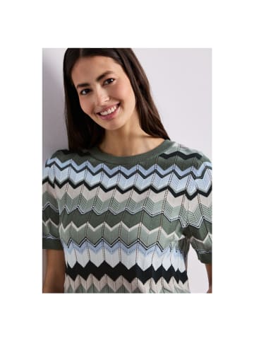 Street One Pullover in deep bound green